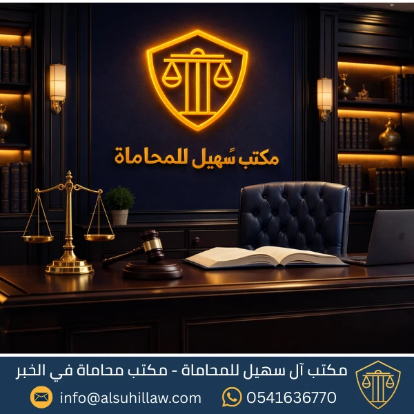 مكتب محاماة في الخبر – مكتب آل سهيل للمحاماة يقدم خدمات القضايا الجنائية والأحوال الشخصية والقضايا العمالية والتجارية بتصميم مكتب قانوني سعودي أنيق